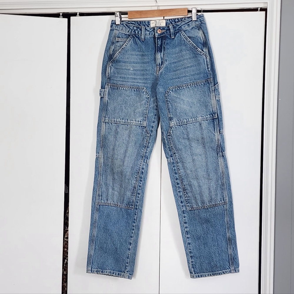 We The Free Relaxed Denim Jeans - Light Blue